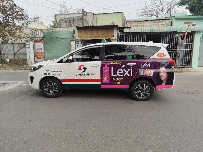 Dịch vụ thiết kế quảng cáo xe Taxi toàn quốc